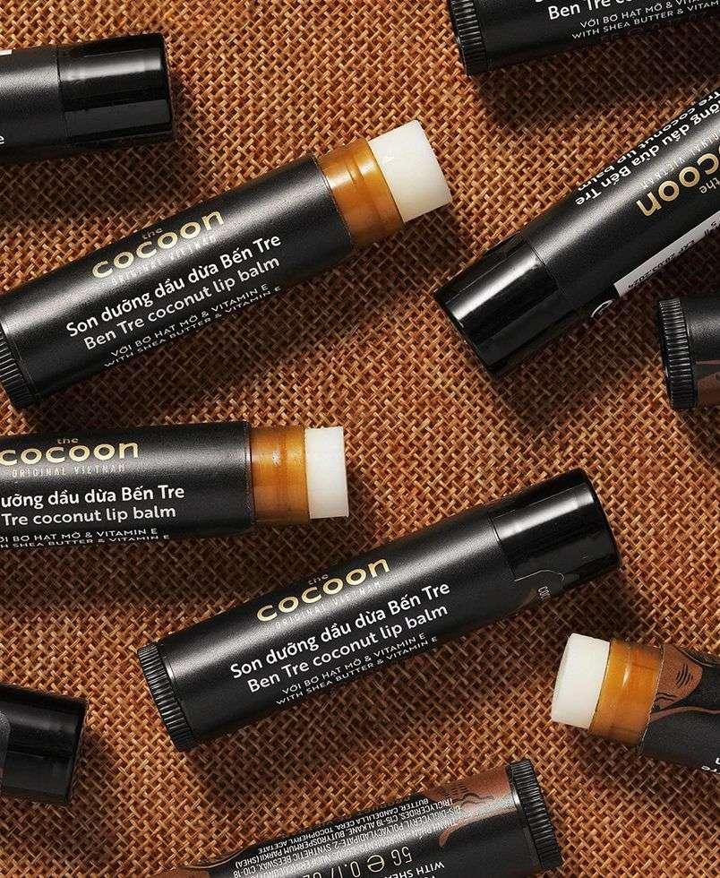 Cocoon Coconut Lip Balm – Son Dưỡng Môi Dầu Dừa Bến Tre – Son Duong Moi Cocoon Dau Dua Ben Tre