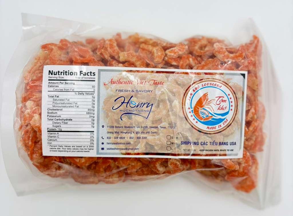 Louisiana Dried Shrimp – Tom Kho Louisiana – Dried Small Shrimp – Authentic Vietnamese Dried Shrimp – Tom Kho USA
