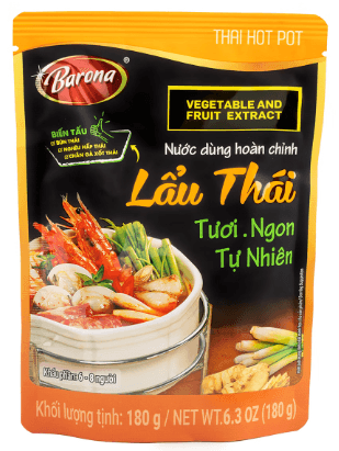 Barona Thai Hot Pot – Lẩu Thái Barona – Thai Broth Mix – Thai Soup Base