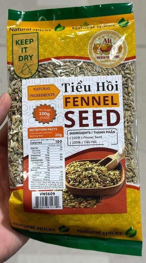 Tiểu Hồi Khô, Fennel Seeds, Whole Fennel, Anise Seed Substitute