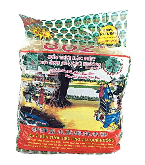 Ong Gia Que Huong Rice Stick – Bun Tuoi Ong Gia – Fresh Rice Vermicelli – Vietnamese Rice Stick – Bun Kho Ong Gia Que Huong