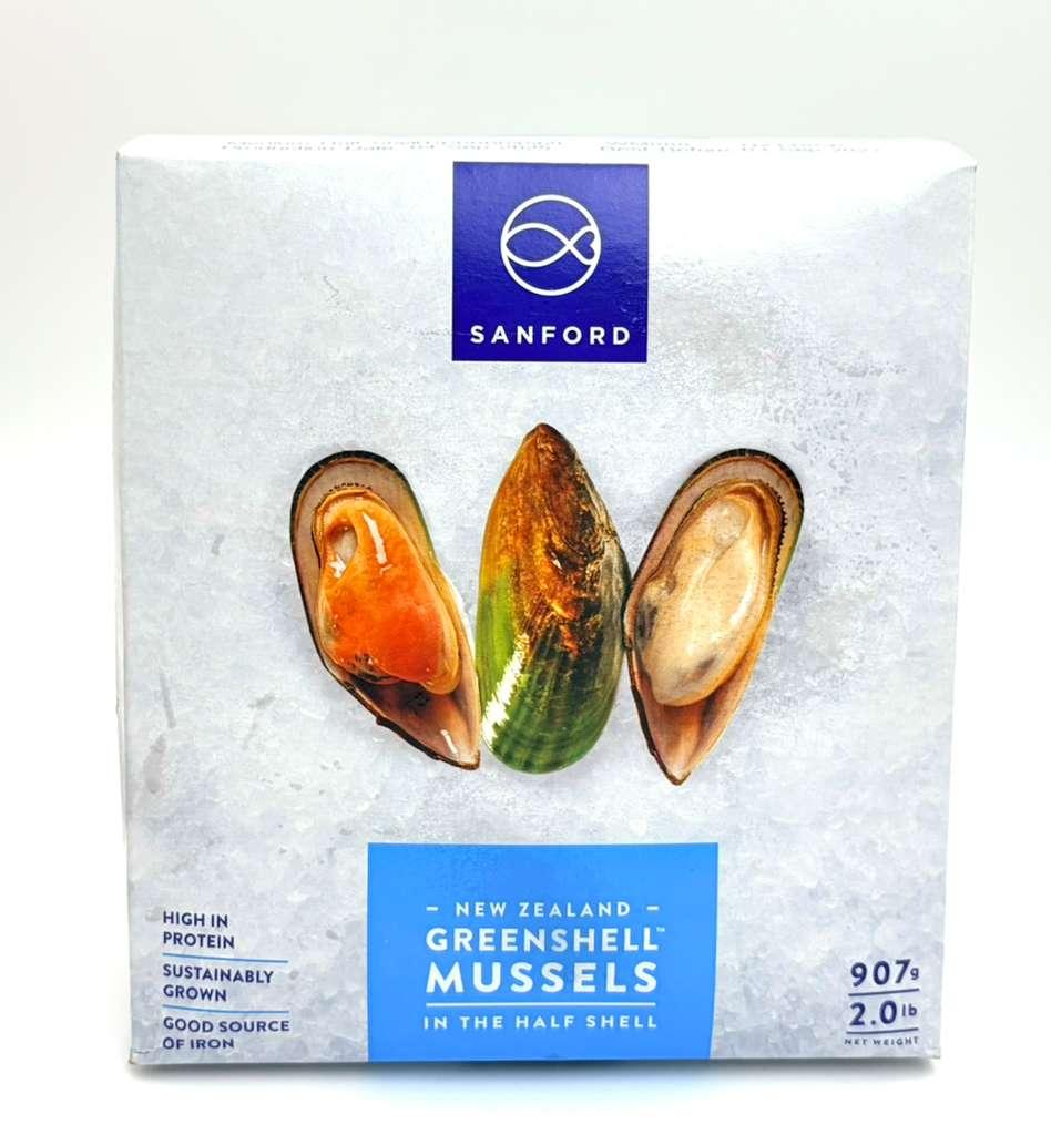 greenshell mussels, nz mussels, half shell mussels, vẹm xanh new zealand