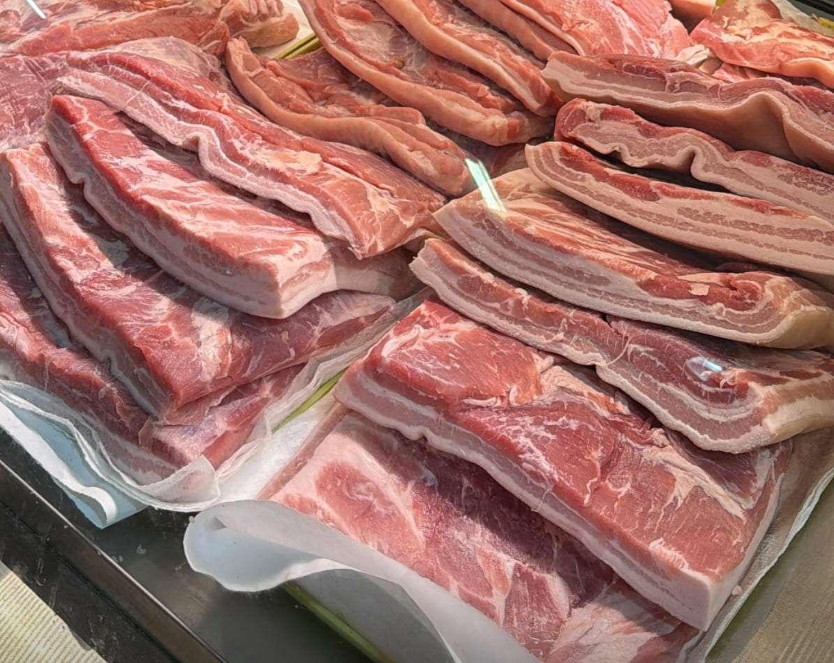 pork belly, fresh pork belly, thịt ba rọi, ba chỉ heo, belly slab
