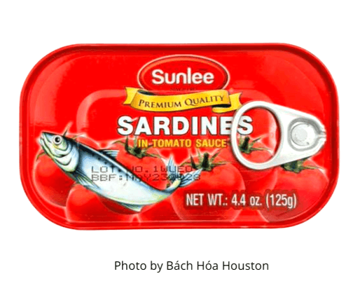 Sunlee Sardines – Cá Mòi Sốt Cà – Ca Moi Sunlee – Sardines Tomato Sauce – Canned Sardines