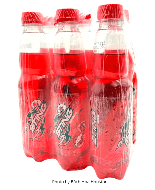 Sting Dâu – Sting Huong Dau – Energy Drink – Strawberry Sting – Sting 6 Pack